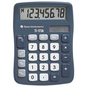 Texas TI-1726 solar calculator